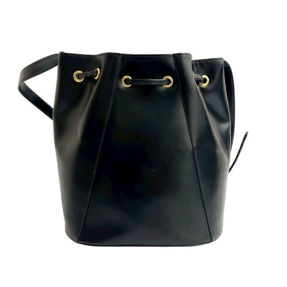 Saint Laurent Yves YSL Logo Leather Shoulder Bag - Picture 3 of 10